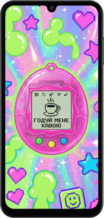 Силиконовый чехол Y2K Aesthetic Retro Pet: Годуй мене кавою для Samsung Galaxy M15 - 6784u-3684 изображение 