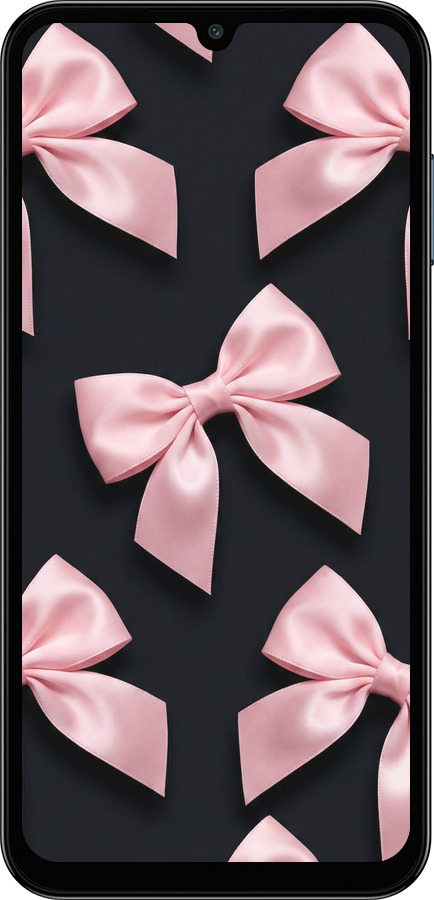 Силиконовый чехол Coquette Ribbons Dark Coquette для Samsung Galaxy M15 - 6767u-3684 изображение 
