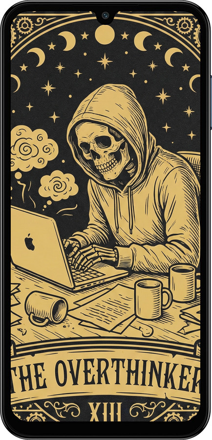 Силиконовый чехол The Overthinker для Samsung Galaxy M15 - 6774u-3684 изображение 