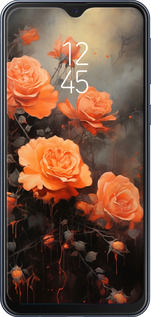 TPU чехол Оранжеві троянди для Samsung Galaxy M20 - 5944b-1660 изображение 