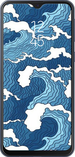 TPU чехол Абстрактний малюнок морських хвиль для Samsung Galaxy M20 - 6538b-1660 изображение 
