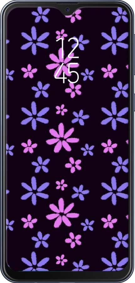 TPU чехол з квітами для Samsung Galaxy M20 - 6258b-1660 изображение 