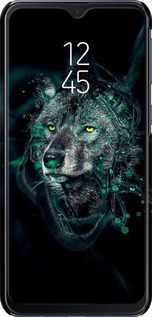 3D пластиковий матовий чехол Wolf для Samsung Galaxy M20 - 6610m-1660 изображение 