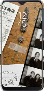 3D пластиковый матовый чехол Aesthetic Scrapbook Collage для Samsung Galaxy M20 - 6773m-1660 изображение 