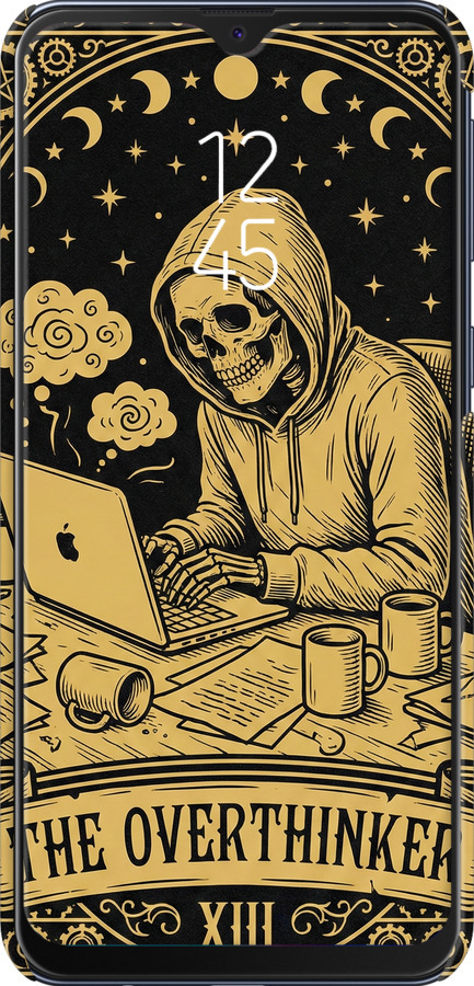 3D пластиковий матовий чехол The Overthinker для Samsung Galaxy M20 - 6774m-1660 изображение 