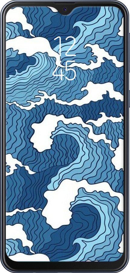 2D пластиковый чехол Абстрактный рисунок морских волн для Samsung Galaxy M20 - 6538t-1660 изображение 