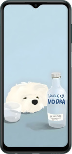 TPU чехол Пес водка для Samsung Galaxy M13 M135 - 6368b-2765 изображение 