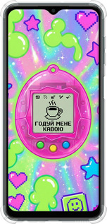 Силикон с усиленными углами чехол Y2K Aesthetic Retro Pet: Годуй мене кавою для Samsung Galaxy M23 M236B - 6784sp-2632 изображение 