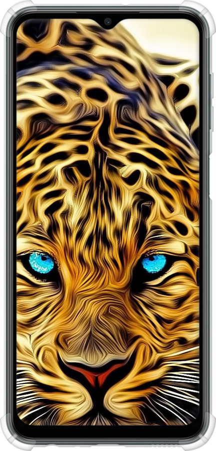 Силикон с усиленными углами чехол Леопард для Samsung Galaxy M13 M135 - 6611sp-2765 изображение 