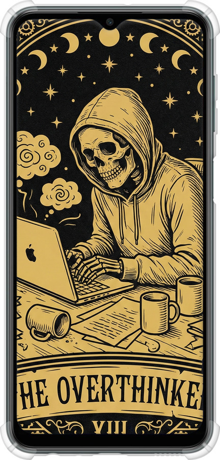 Силіконовий протиударний с посиленими кутами чехол The Overthinker для Samsung Galaxy M13 M135 - 6774sp-2765 изображение 