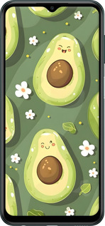 Силиконовый чехол Авокадо для Samsung Galaxy M13 M135 - 6380u-2765 изображение 
