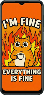 Силиконовый чехол Funny Cat для Samsung Galaxy M23 M236B - 6786u-2632 изображение 