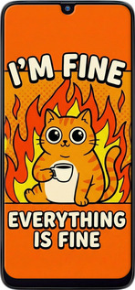 Силиконовый чехол Funny Cat для Samsung Galaxy M30 - 6786u-1682 изображение 