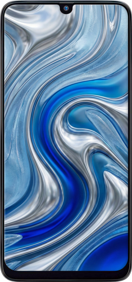 2D пластиковый чехол Liquid Chrome для Samsung Galaxy A40s A3050 - 6781t-2058 изображение 
