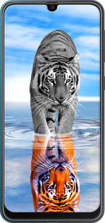 TPU чехол Тигр для Samsung Galaxy M21 M215F - 6016b-2016 изображение 