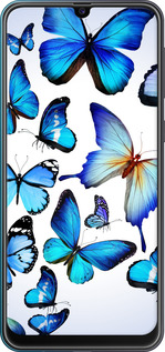 TPU чехол Бабочки для Samsung Galaxy M21 M215F - 6023b-2016 изображение 