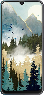 TPU чехол С изображением лесного пейзажа для Samsung Galaxy M21 M215F - 6548b-2016 изображение 