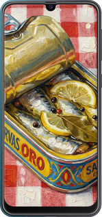 TPU чехол Vintage Sardine Tin Phone для Samsung Galaxy M21 M215F - 6772b-2016 изображение 