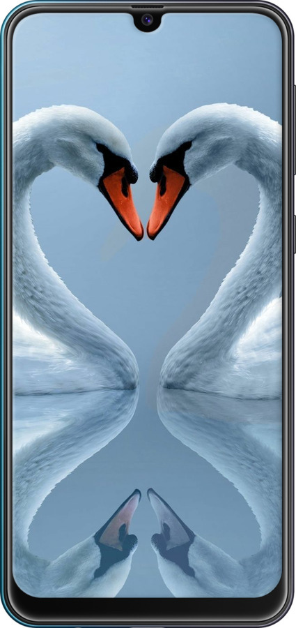 TPU чехол Лебеди для Samsung Galaxy M21 M215F - 6007b-2016 изображение 