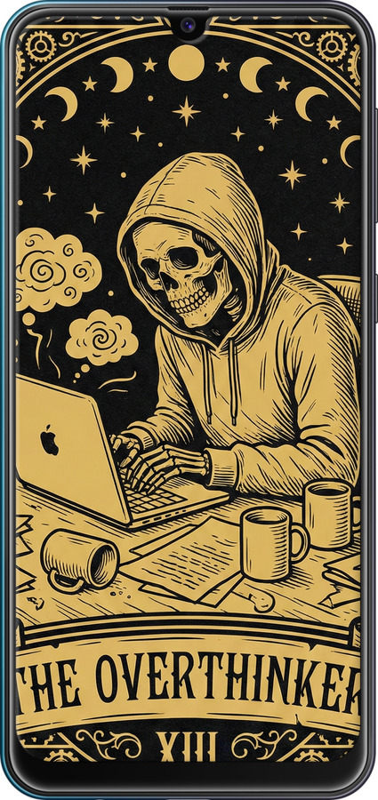 TPU чехол The Overthinker для Samsung Galaxy M21 M215F - 6774b-2016 изображение 