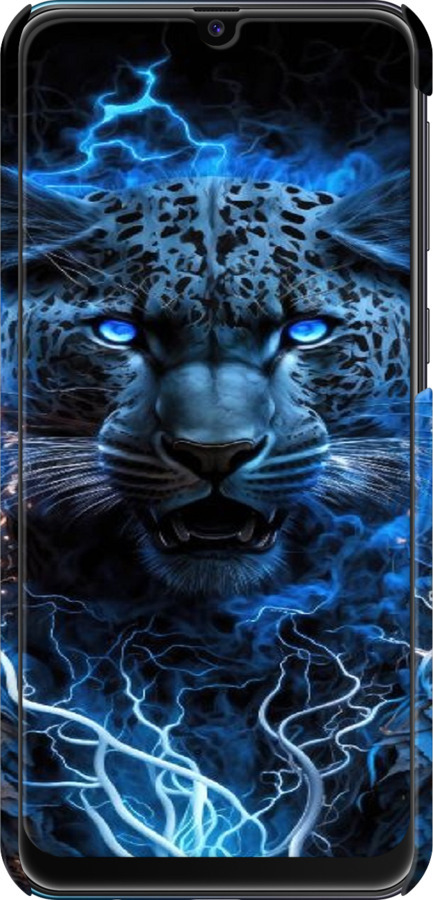 3D пластиковый матовый чехол Ледяной леопард для Samsung Galaxy M21 M215F - 6460m-2016 изображение 