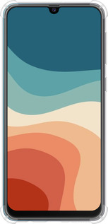 Силикон с усиленными углами чехол В стиле ретро с волнами для Samsung Galaxy M21 M215F - 6531sp-2016 изображение 