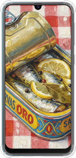 Силикон с усиленными углами чехол Vintage Sardine Tin Phone для Samsung Galaxy M21 M215F - 6772sp-2016 изображение 