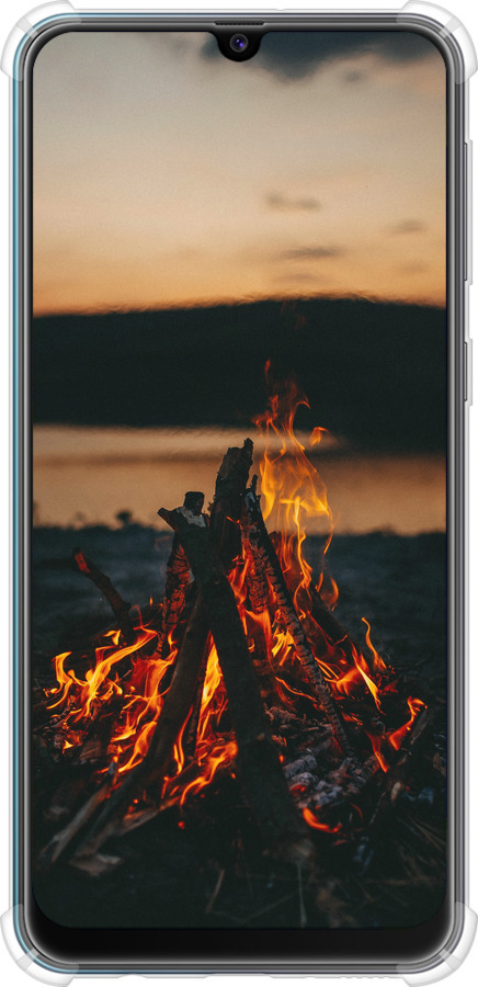 Силикон с усиленными углами чехол Огонь для Samsung Galaxy M21 M215F - 6021sp-2016 изображение 