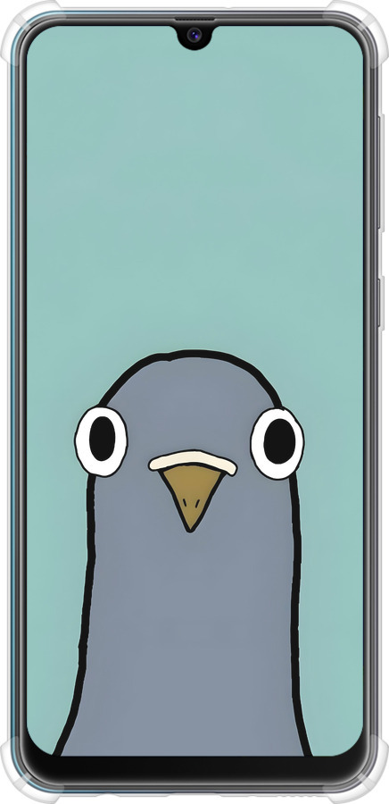 Силикон с усиленными углами чехол Голубь для Samsung Galaxy M21 M215F - 6388sp-2016 изображение 