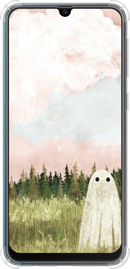 Силикон с усиленными углами чехол Привидение для Samsung Galaxy M21 M215F - 6401sp-2016 изображение 