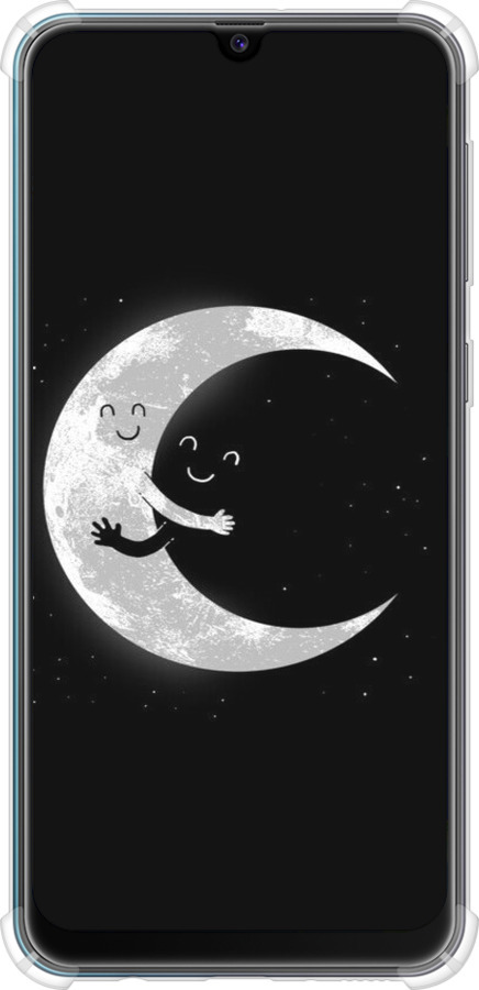 Силикон с усиленными углами чехол Лунные объятия для Samsung Galaxy M21 M215F - 6508sp-2016 изображение 