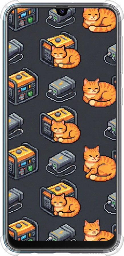 Силикон с усиленными углами чехол Autonomous Zone для Samsung Galaxy M21 M215F - 6771sp-2016 изображение 