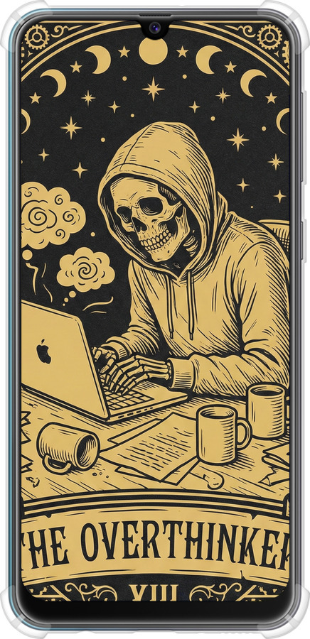 Силіконовий протиударний с посиленими кутами чехол The Overthinker для Samsung Galaxy M21 M215F - 6774sp-2016 изображение 