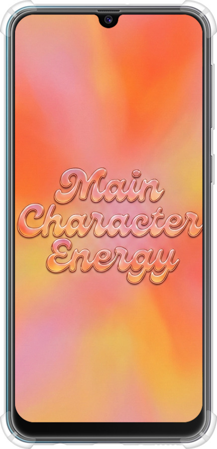 Силикон с усиленными углами чехол Aura Gradient Main Character Energy Aesthetic Y2K для Samsung Galaxy M21 M215F - 6783sp-2016 изображение 
