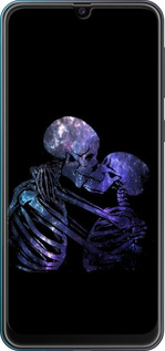 2D пластиковый чехол С изображением скелета для Samsung Galaxy M21 M215F - 6537t-2016 изображение 
