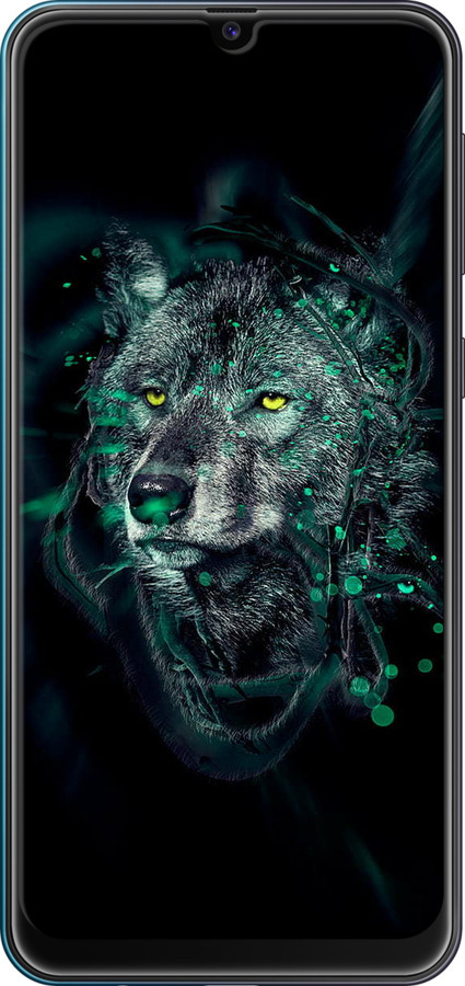 2D пластиковий чехол Wolf для Samsung Galaxy M21 M215F - 6610t-2016 изображение 