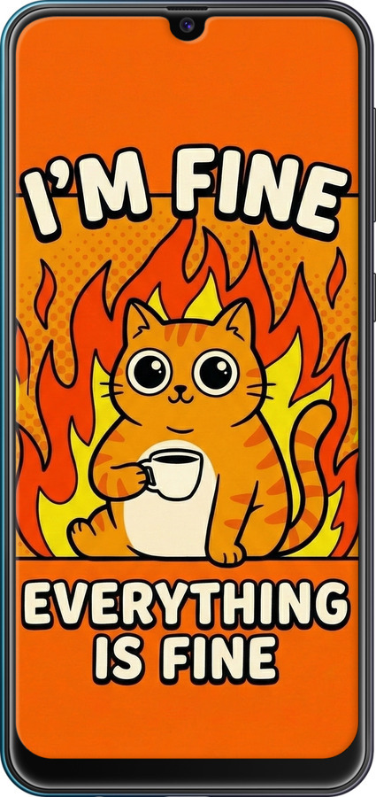 2D пластиковий чехол Funny Cat для Samsung Galaxy M30s 2019 - 6786t-1774 изображение 