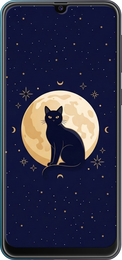 Силіконовий чехол Cute Cat Celestial/Witchy для Samsung Galaxy M30s 2019 - 6787u-1774 изображение 