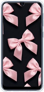 Силіконовий протиударний с посиленими кутами чехол Coquette Ribbons Dark Coquette для Samsung Galaxy M31 M315F - 6767sp-1907 изображение 