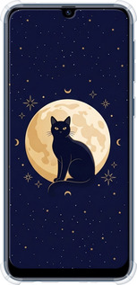 Силикон с усиленными углами чехол Cute Cat Celestial/Witchy для Samsung Galaxy M31 M315F - 6787sp-1907 изображение 