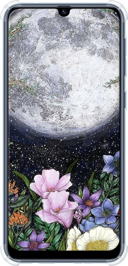 Силикон с усиленными углами чехол Полночь в саду II для Samsung Galaxy M31 M315F - 6424sp-1907 изображение 