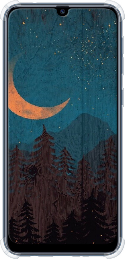 Силикон с усиленными углами чехол Звездный лес для Samsung Galaxy M31 M315F - 6480sp-1907 изображение 