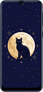 Силиконовый чехол Cute Cat Celestial/Witchy для Samsung Galaxy M31 M315F - 6787u-1907 изображение 