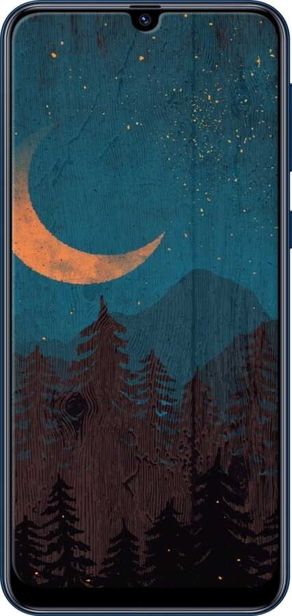 2D пластиковый чехол Звездный лес для Samsung Galaxy M31 M315F - 6480t-1907 изображение 