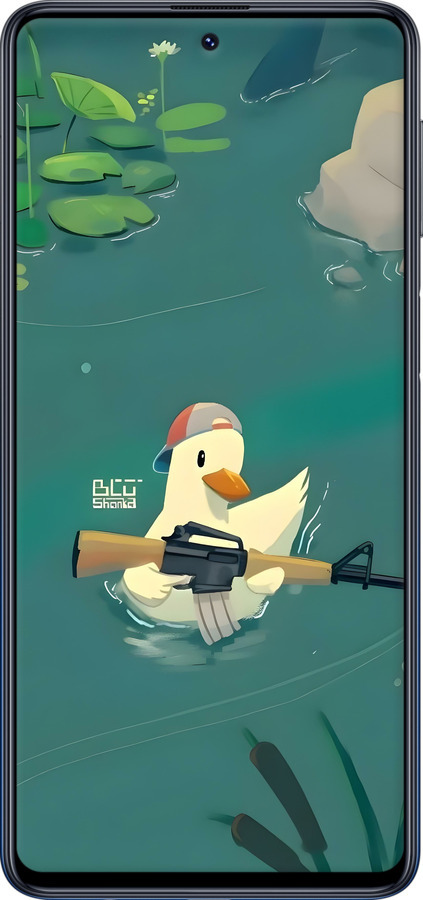 TPU чехол Каченя з автоматом для Samsung Galaxy M31s M317F - 6356b-2055 изображение 