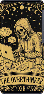 3D пластиковый матовый чехол The Overthinker для Samsung Galaxy M31s M317F - 6774m-2055 изображение 