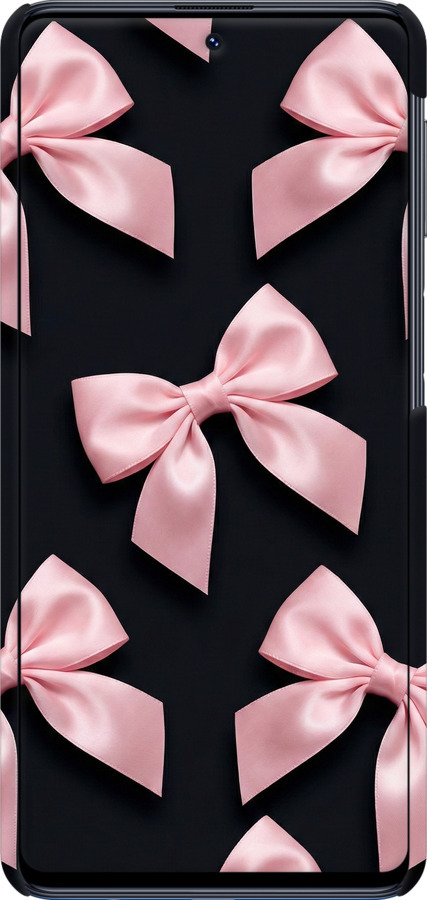3D пластиковий матовий чехол Coquette Ribbons Dark Coquette для Samsung Galaxy M31s M317F - 6767m-2055 изображение 