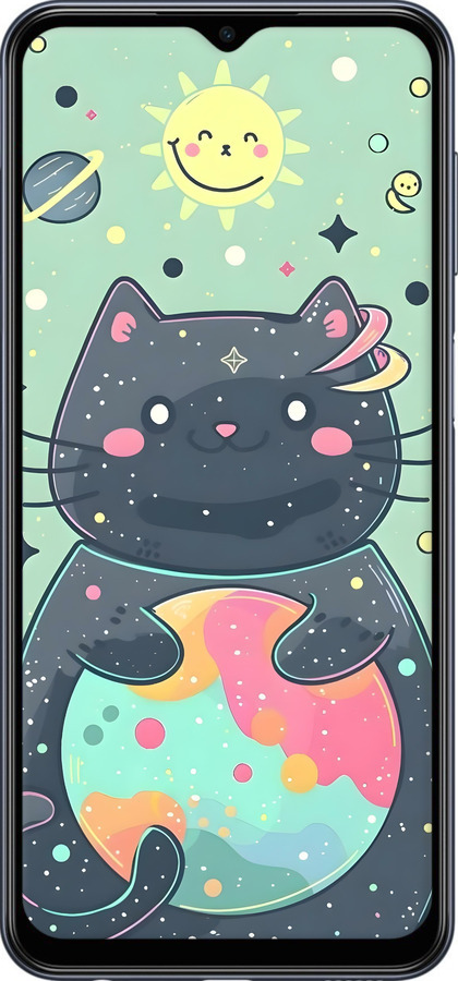 TPU чехол Милый котик для Samsung Galaxy M33 M336B - 6364b-2633 изображение 