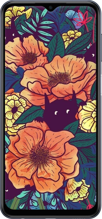 TPU чехол С изображением полевых цветов для Samsung Galaxy M33 M336B - 6419b-2633 изображение 