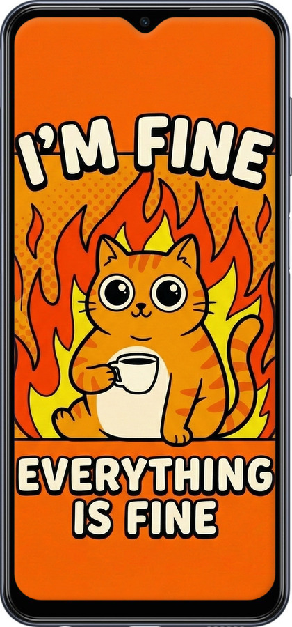 TPU чехол Funny Cat для Samsung Galaxy M33 M336B - 6786b-2633 изображение 